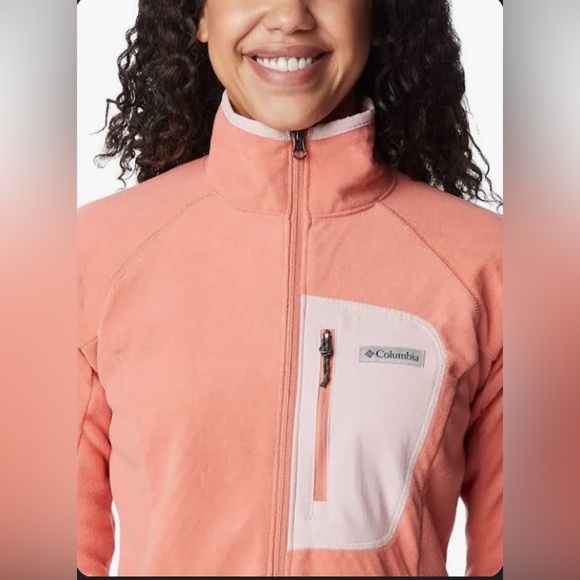 NWT Columbia Women’s Outdoor Tracks Full Zip Jacket Size 1X - Picture 2 of 7